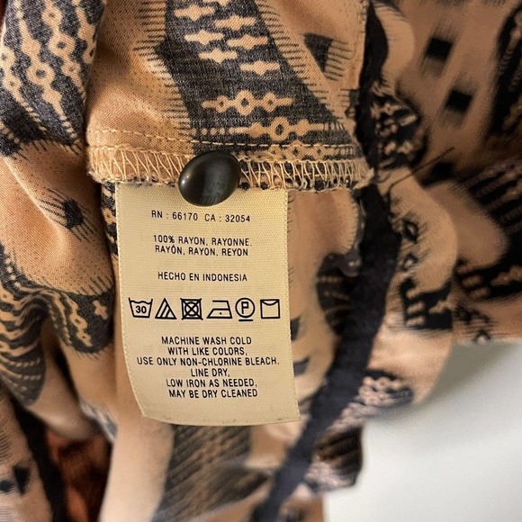 Anthropologie Maeve Zola Bear Print Shift Dress Pink & Black Animal Print Size 0 - Picture 6 of 12